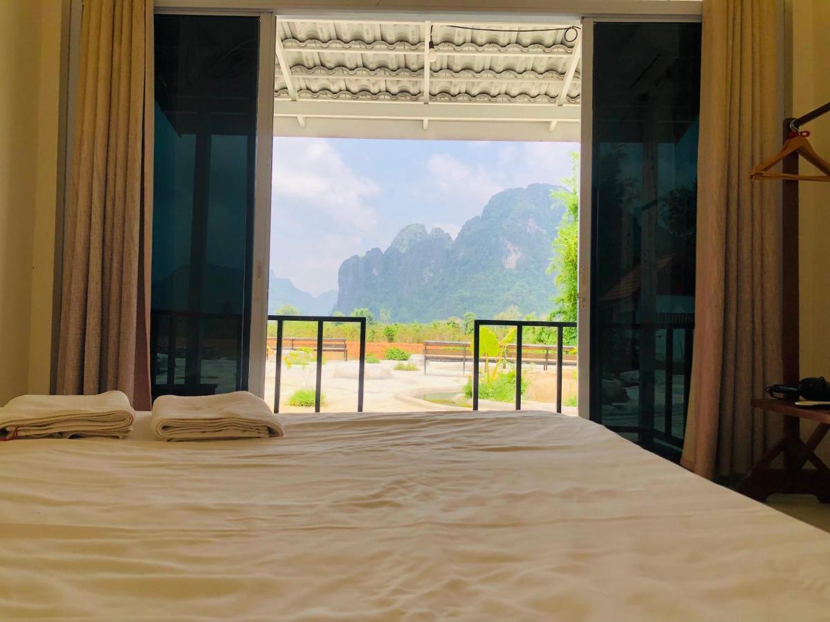 Jungle Paradise Vangvieng - Bungalows Vangviang Kültér fotó