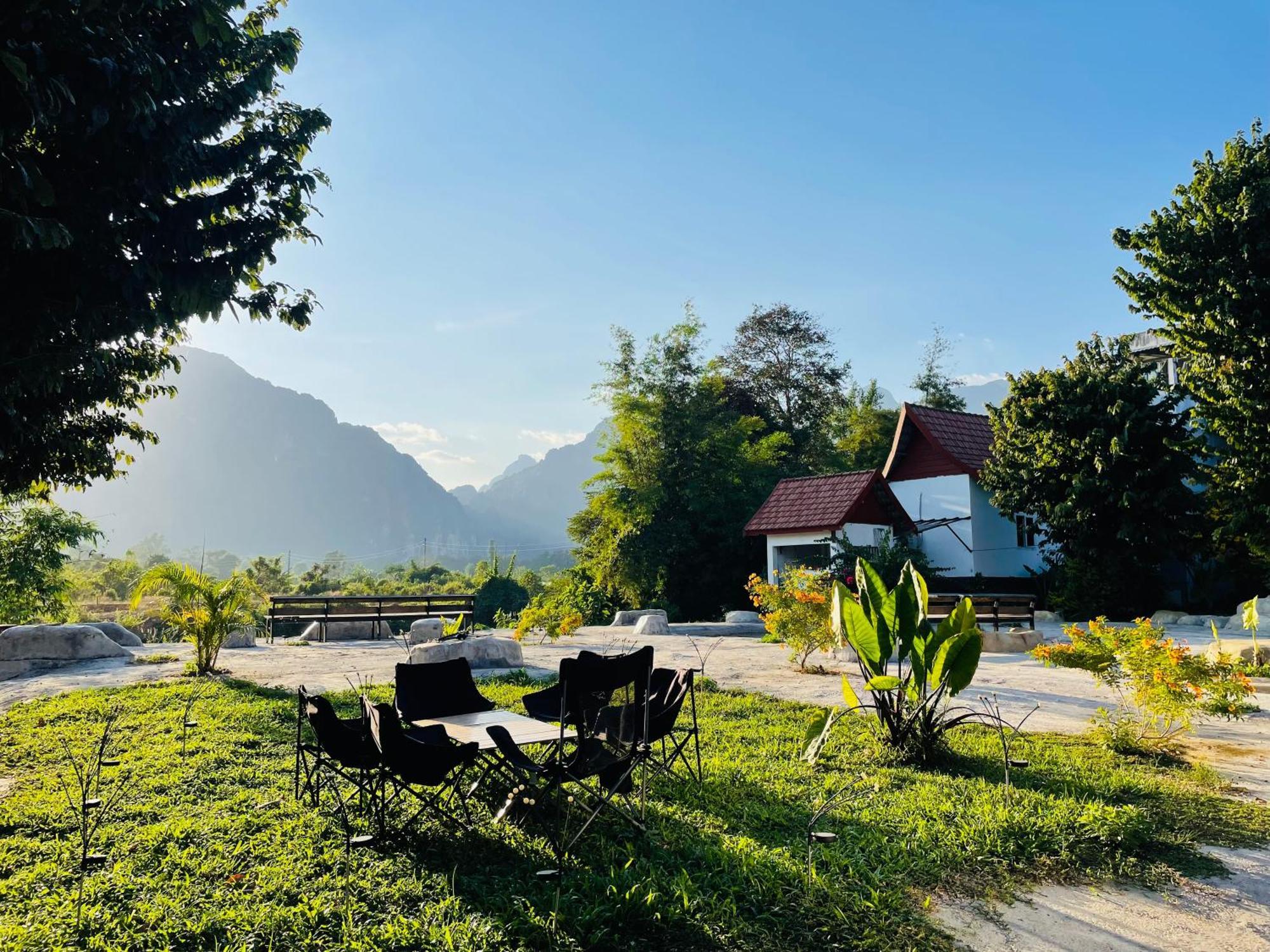 Jungle Paradise Vangvieng - Bungalows Vangviang Kültér fotó