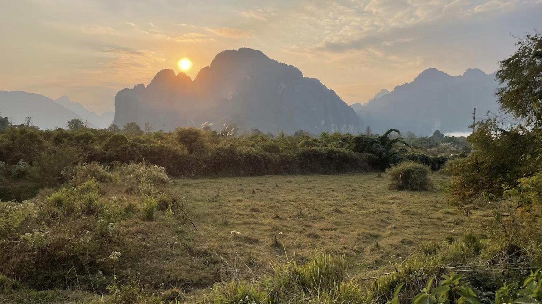 Jungle Paradise Vangvieng - Bungalows Vangviang Kültér fotó