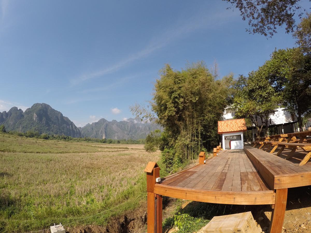 Jungle Paradise Vangvieng - Bungalows Vangviang Kültér fotó