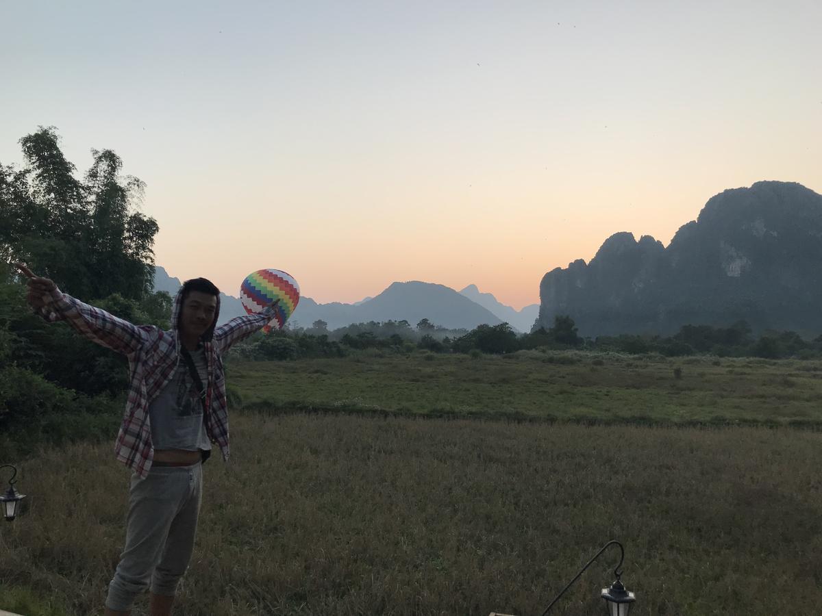 Jungle Paradise Vangvieng - Bungalows Vangviang Kültér fotó